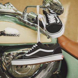 VANS范斯官方 经典款Old Skool黑色复古街头男女鞋板鞋低帮 黑色 40