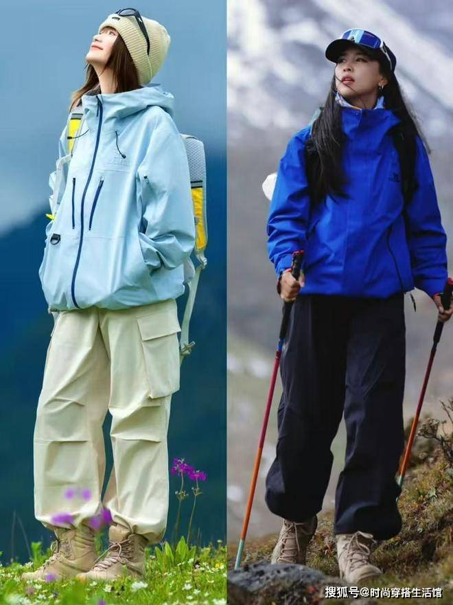 立冬了才发现：羽绒服失宠了！满街都是“冲锋衣+冲锋裤”，洋气