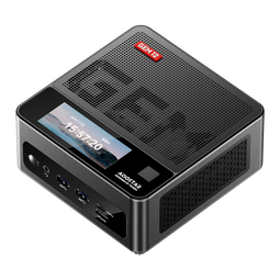 天钡GEM12+PRO迷你主机电脑AMD R7锐龙企业级8845HS高性能电竞游戏台式整机双USB4配OCuLink可外接独显 锐龙7PRO 8845HS【带副