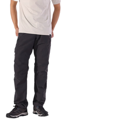 迪卡侬（DECATHLON）速干裤男女户外长裤徒步裤子快干登山透气弹力 TREK100 黑灰色-男款 42