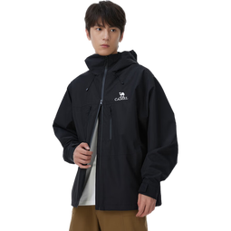 骆驼（CAMEL）户外冲锋衣硬壳全压胶单层轻量防风防暴雨登山服 1187  2XL