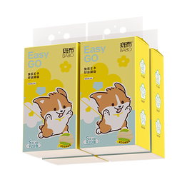 斑布挂式抽纸 纸巾面巾纸 原生竹浆 遇水不易破 悬挂卫生纸抽 4层 920张*4提