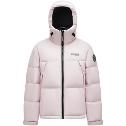 波司登（BOSIDENG）25新款羽绒服男女情侣款90绒时尚运动加厚连帽保暖外套B250246390 未央粉1930 XS 155/80A 体重约100斤以内