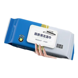 厨房清洁湿巾一次性厨房清洁油污油烟机灶台抹布强力超大包家用 大包50抽【20包】