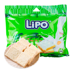 Lipo椰子味面包干300g/袋 大礼包 越南进口饼干  出游 野餐