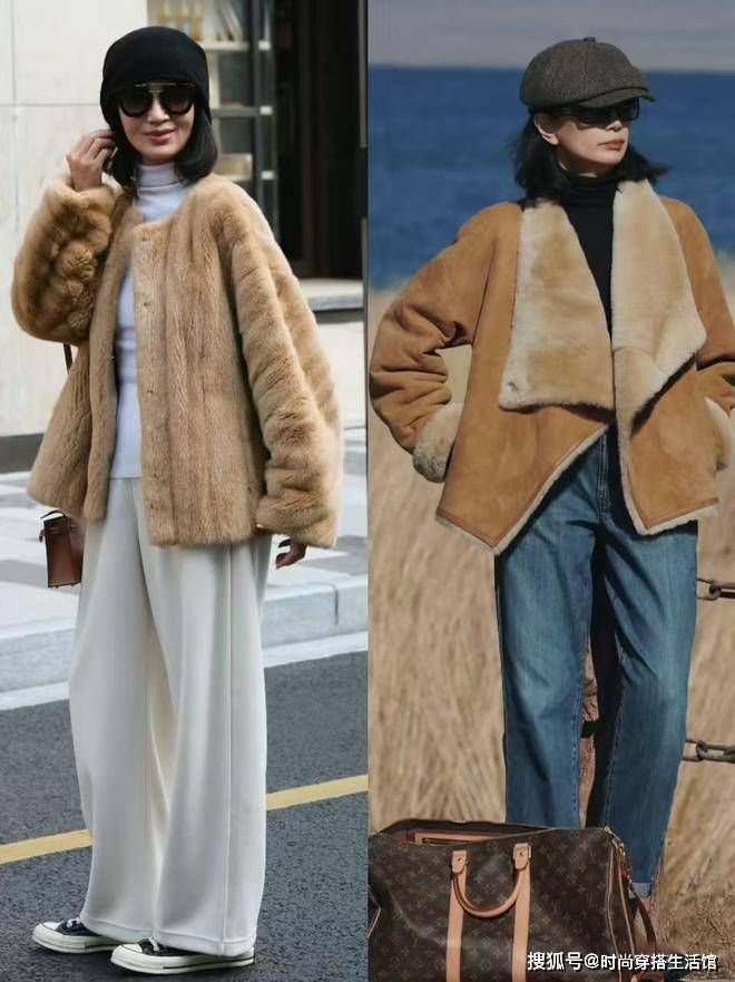 女人上了年纪，外套尽量别穿棉服、羽绒服，换成这些会更时尚保暖
