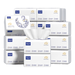 新逸风（XINYIFENG）大包纸巾抽纸整箱批发家庭装加厚餐巾纸家用大号面巾纸母婴用纸 5层 400张*21包