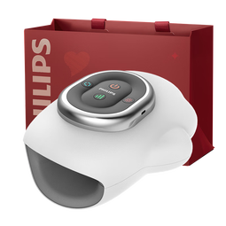 飞利浦手部按摩器按摩仪手指手掌手腕关节腱鞘炎热敷理疗仪按摩送爸妈女友生日节日礼物3101A