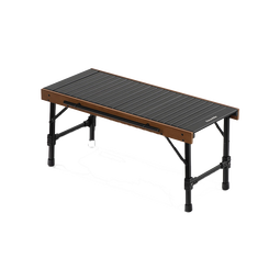 挪客Naturehike户外折叠桌户外露营野营野餐烧烤IGT折叠组合桌 铝合金+榉木