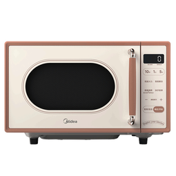 美的（Midea）小滋味微波炉烤箱一体机小型家用微波炉光波加热一级能效平板变频复古美拉德风C1G2