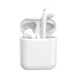 新款半入耳式无线蓝牙耳机 运动音乐耳机 适用于苹果/华为/vivo/小米/OPPO iOS安卓通用 【白色】触控款
