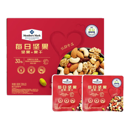 MEMBER'S MARK零食开心果核桃仁每日坚果 (坚果+果干) 早餐低GI坚果 每日坚果900g整箱