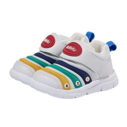 卡特兔宝宝学步鞋婴幼儿棉鞋男女童冬季加绒保暖运动鞋1-5岁童鞋 黑红 21 内长13.0cm 脚长12.0-12.5