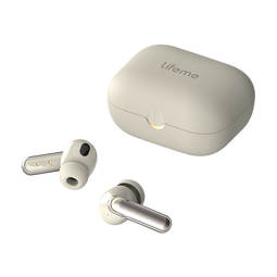 lifeme魅蓝 Blus E半入耳式蓝牙耳机 呼吸灯显+50ms低延迟 蓝牙5.4双设备连接 清晰通话适用魅族苹果华为 blusE（半入耳舒适佩戴）