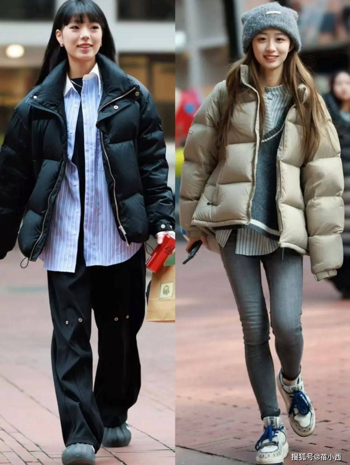 被北京三里屯“羽绒服叠穿”惊艳了！保暖又高级，适合普通人借鉴