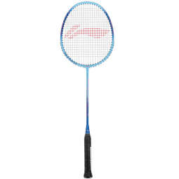 李宁羽毛球拍碳素复合超轻耐打单拍成人专业女生初学雷霆9套装 碧空蓝1只 AYPT717 已穿线