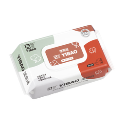 益宝80抽湿厕纸大包婴幼儿擦屁股经期清软舒适湿纸巾可冲马桶 亲肤柔软 80抽*1包 新客感受装 10包/箱【共800抽】*老客户必选