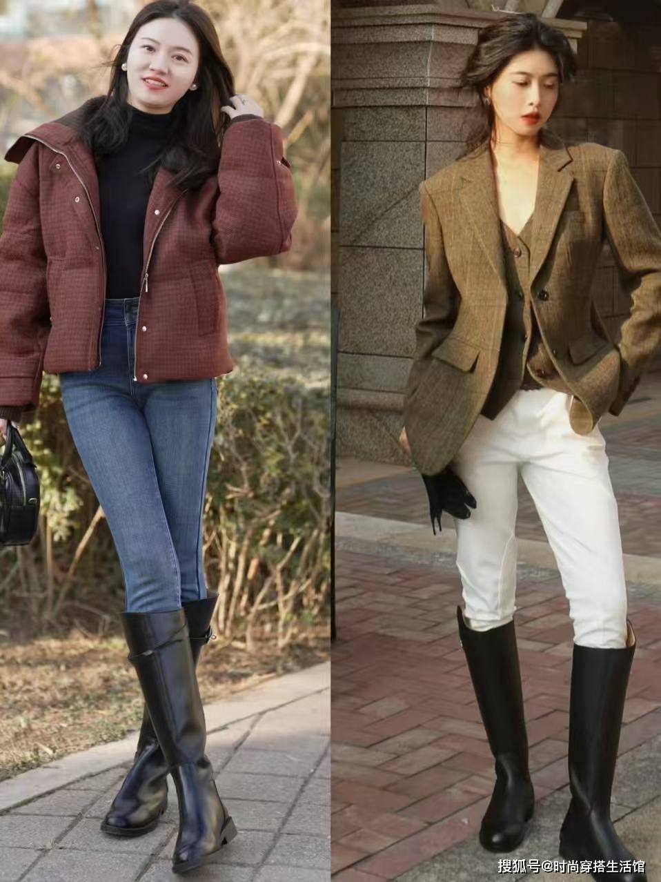 如果你有一条“瘦瘦裤”，搭配这几件短外套，够你时髦整个秋冬了