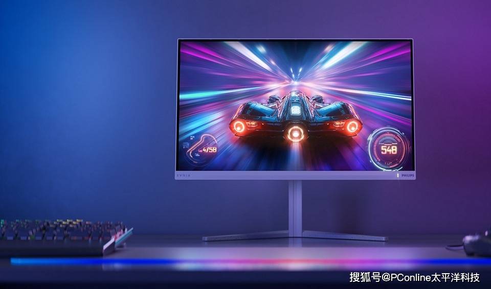 圆偏光+AI外挂，EVNIA弈威 27M2N5801PK 开启“养生电竞”时代