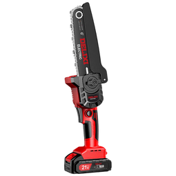 德力西（DELIXI）锂电充电式电锯电链锯电动伐木锯6寸无刷2.0一电1链条