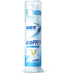 冷酸灵【吴磊推荐】温和亮白去黄去烟渍 抗敏感 泵式按压 去渍亮白牙膏 去烟渍 125g*1支