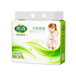 雨森（YUSEN）妇婴抽纸400张加厚纸巾餐巾纸大包面巾纸厕纸卫生纸纸抽 4层 100抽*6包