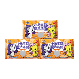 思念【小马宝莉联名】魔法黑芝麻核桃汤圆160g*3袋共30只早餐元宵年货