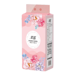 繁花10大提10000张悬挂式整箱抽纸更划算面巾纸家用餐巾纸卫生纸  4层 1000张*1提