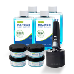 斯程适配飞利浦剃须刀清洁液替换装适用S7系/S8系/S9系高端系列刮胡刀 S7731/8050/9936通用清洗液CC13 品质|蜂巢系列专用清洗液4瓶+4瓶补