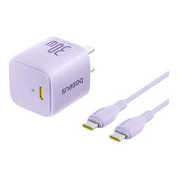 倍思苹果17充电器30W/20W可折叠快充头套装Type-C数据线适用iPhone17/16/15proMax/14手机iPad平板 【30W折叠套装】苹果15