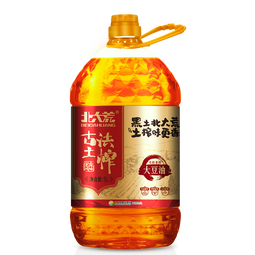 北大荒 食用油 非转基因 古法土榨 笨榨大豆油  5L  京东自营好粮油年货