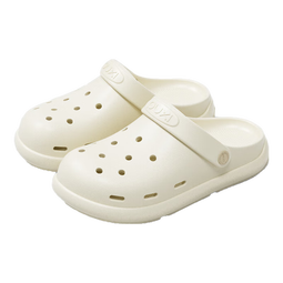 朴西医用洞洞鞋女2025夏季新款静音防滑护士医生专用外穿凉拖鞋男 珍珠白 37-38