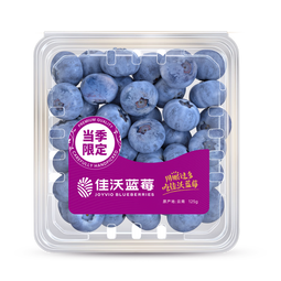 佳沃（joyvio） 云南蓝莓14mm+ 12盒原箱装 约125g/盒 新鲜水果礼盒