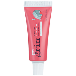 grin儿童进口牙膏含氟防蛀1支10g草莓味3-6-12岁宝宝青少年牙膏