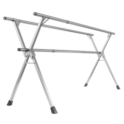 佳帮手晾衣架落地 阳台专用移动衣架折叠晾晒架不锈钢伸缩室内外晒被架