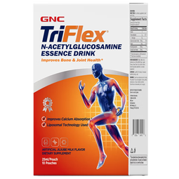 GNC健安喜液体氨糖软骨素原装进口中老年补钙腿抽筋关节养护10包/盒