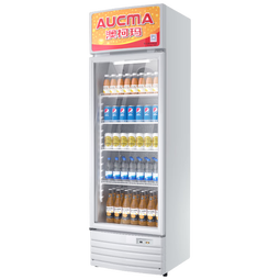澳柯玛（AUCMA）237大容量立式单门商用冷藏展示柜 超市饮料啤酒保鲜冷柜 陈列冰柜冰箱 风冷循环一级能效 SC-237