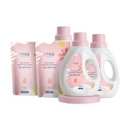 十月结晶婴儿洗衣液5L 宝宝专用酵素去污深层去渍柔顺护衣清洁剂