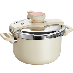 苏泊尔（SUPOR）高压锅304不锈钢燃气电磁炉防爆家用小型2-3人单手开合压力锅5.0L