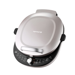 九阳（Joyoung）小精钢Pro 304不锈钢0涂层家用电饼铛36+8MM悬浮空间 上下可拆 1700W旋钮调温烙饼锅早餐机JK30-D2