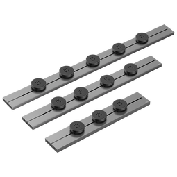 公牛（BULL）大师轨道插座可移动插线板轨道式导轨插排餐边柜 开关插座面板 轻薄款GB3  50厘米+3个五孔 白色