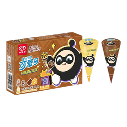 可爱多【曾舜晞推荐】迷你可爱多甜筒奶酪&巧克力味冰淇淋雪糕20g*8只