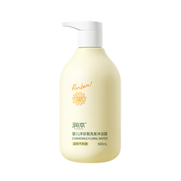润本儿童洗发水沐浴露二合一氨基酸宝宝婴儿沐浴油沐抚触油护发素香皂 500ml*1瓶 【0岁+】洋甘菊婴儿款