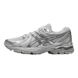 亚瑟士ASICS缓震跑鞋女鞋网面跑步鞋耐磨运动鞋 GEL-FLUX CN 灰色/银色 38
