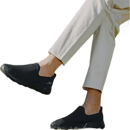 斯凯奇（Skechers）男款软底轻便健步鞋户外网面透气一脚蹬百搭休闲鞋54609