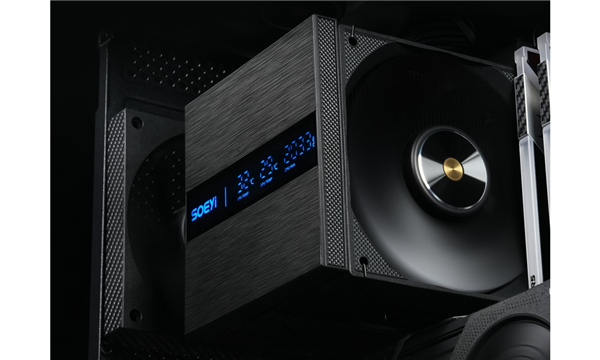 硕一鲲鹏CL6N风冷散热器首发129元起:搭载顶盖数显屏 解热TDP达260W