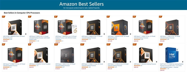 AMD CPU卖爆GPU逆袭!Intel、NVIDIA压力山大