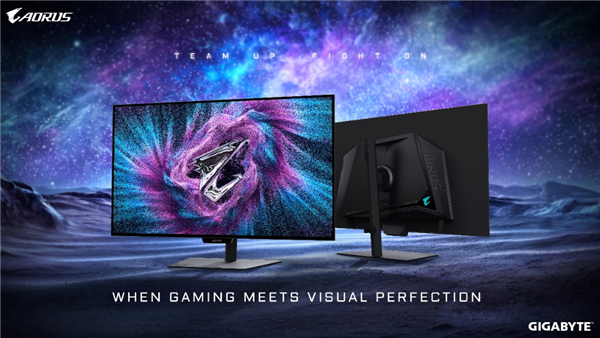 技嘉AORUS ELITE FO32U24G电竞显示器发布:DP 2.1加持、双模一键切换