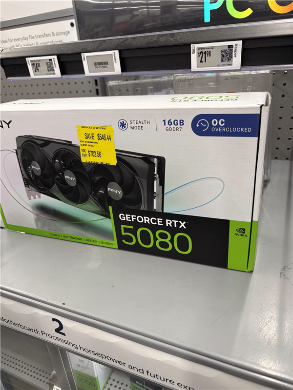 降3700元！玩家花4000元买块RTX 5080 16G显卡：有图有真相绝非噱头