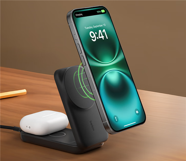 429元 贝尔金推出新款桌面充电基座：支持iPhone 25W + AirPods 5W无线充